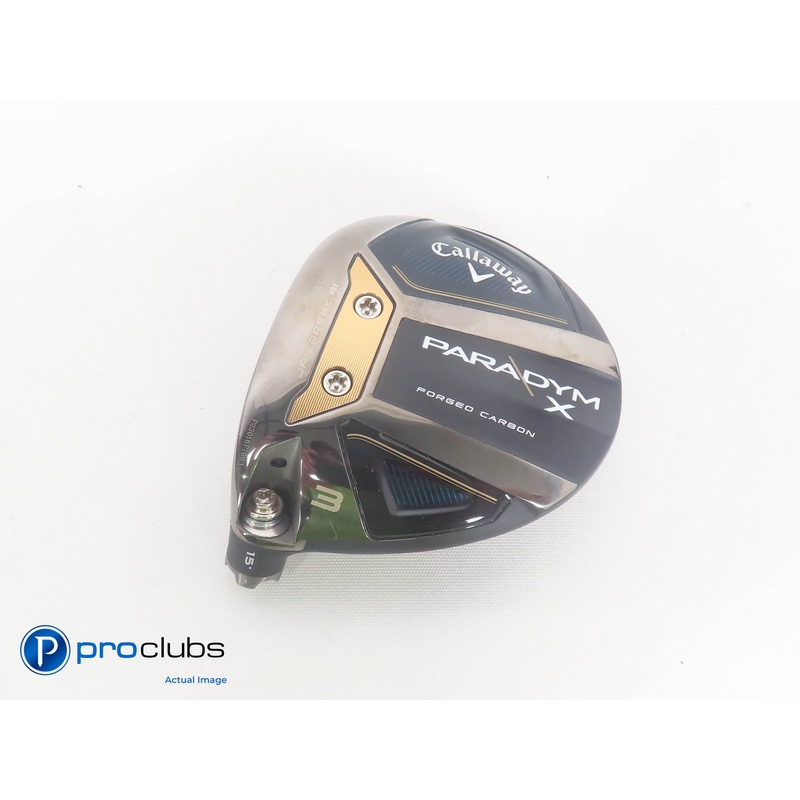 Left Handed Callaway Paradym X 15* 3 Wood – Head Only – L/H – 381317