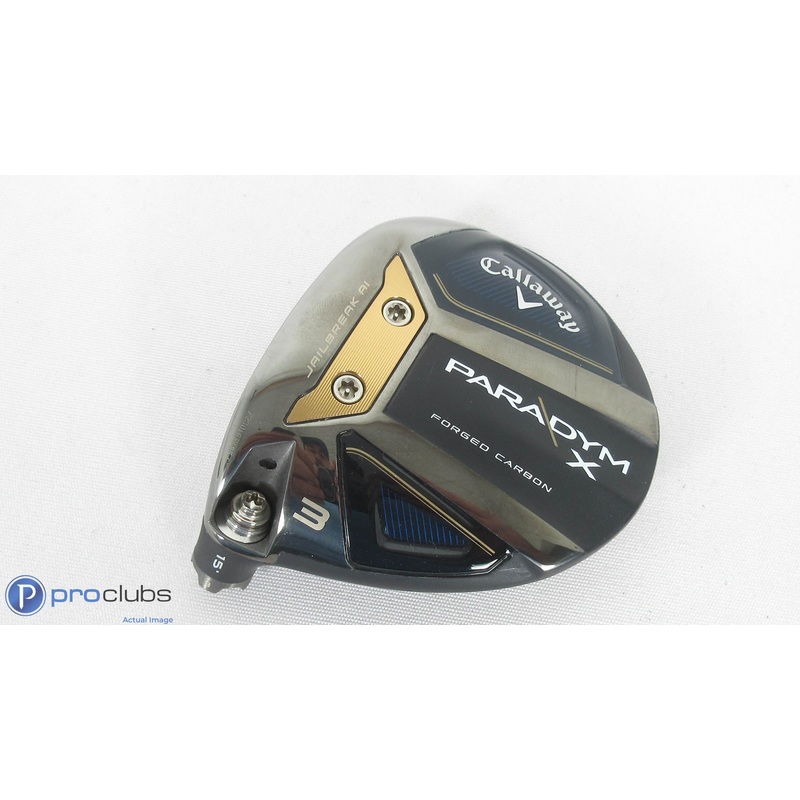 Nice! Left Handed Callaway Paradym X 15* – 3 Fairway Wood – Head Only – 381799