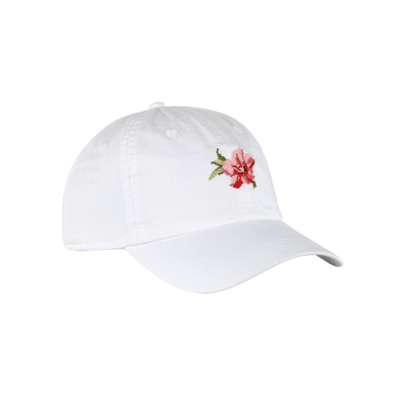 Azalea White Lightweight Cotton Hat
