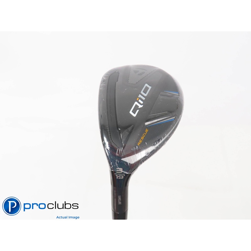 New! Left Handed TaylorMade Qi10 Rescue 19* 3 Hybrid – Ventus 7-S Stiff – 446274