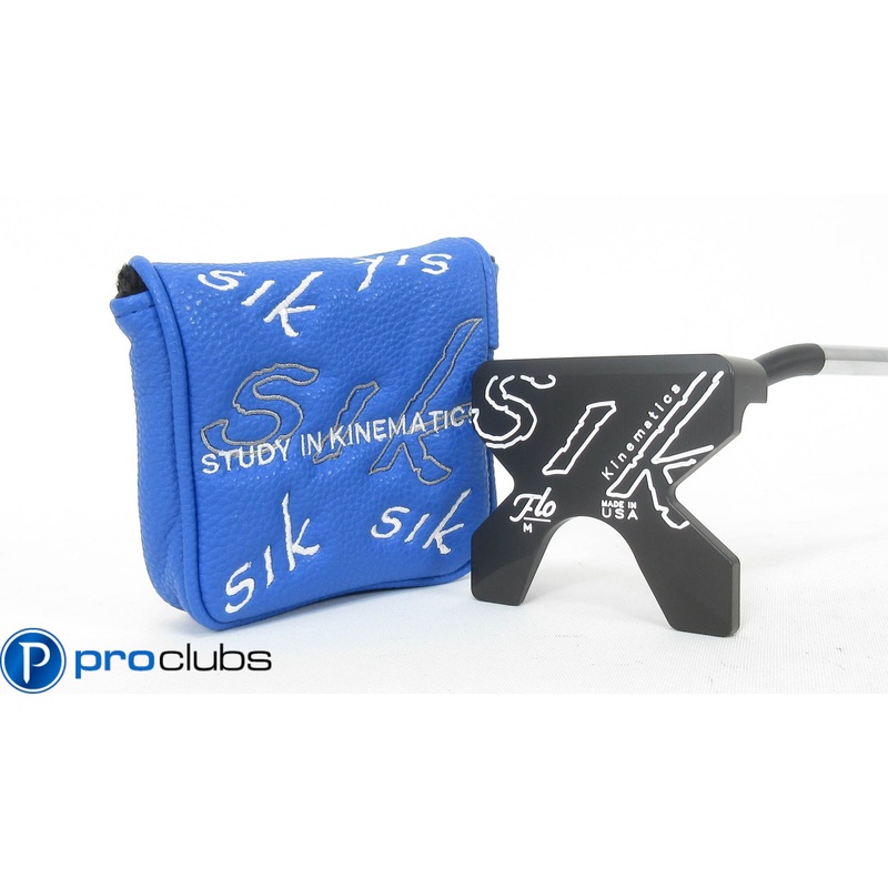 NEW SIK FLO M-SERIES SWEPT NECK FLANGELINE BLACK PUTTER 35″ w/ HEADCOVER #368007