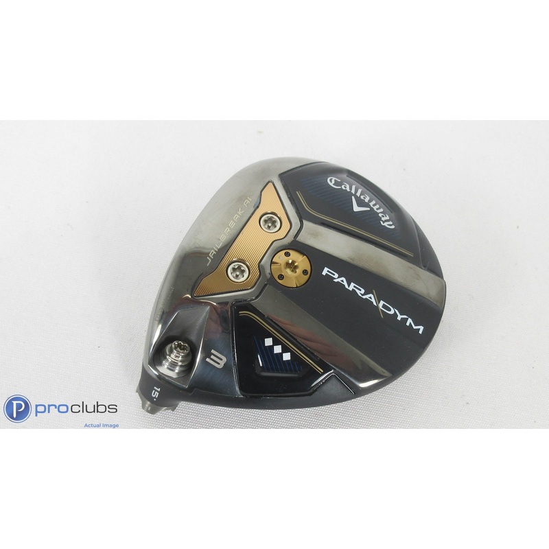 Nice! Left Handed Callaway Paradym  15* – 3 Wood – Head Only – L/H 383927