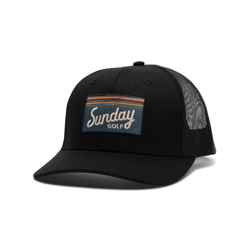 Sunday Golf Trucker Golf Hat | Black