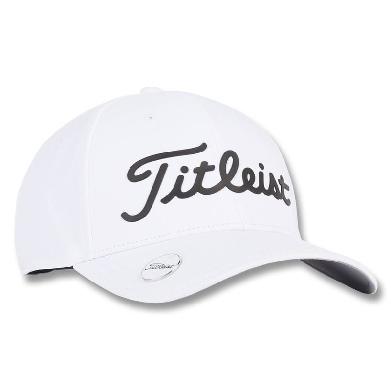 Titleist Players Performance Ball Marker Golf Cap White/Black – 24 Men