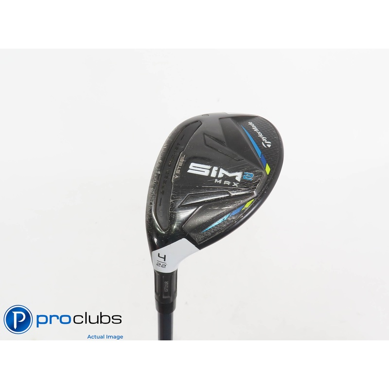 Left Handed TaylorMade SIM2 MAX 22* 4 Hybrid – Ventus Blue 5-A Senior – 400843