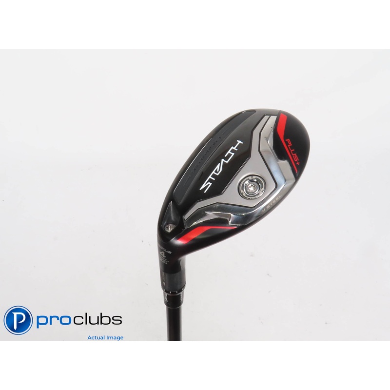 Left Handed TaylorMade Stealth Plus 22* 4 Hybrid – Kai’li 85g Stiff Flex #414860