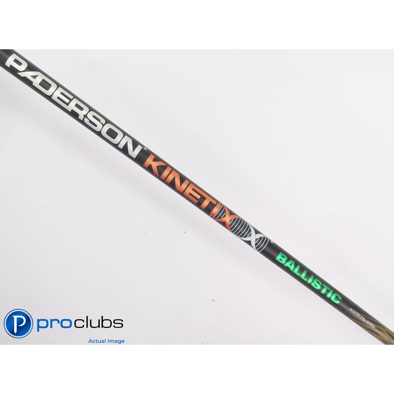 PADERSON KINETIXX BALLISTIC KGTP75-D40 X-Flex DRIVER SHAFT Callaway Tip 441144