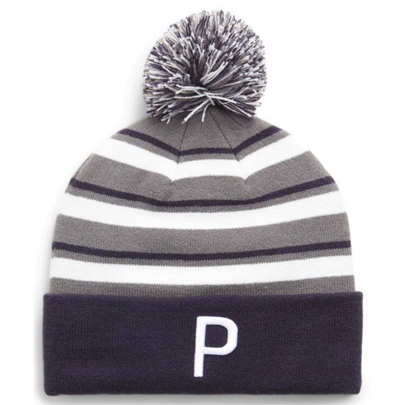 Puma WRMLBL Stripe Pom Beanie