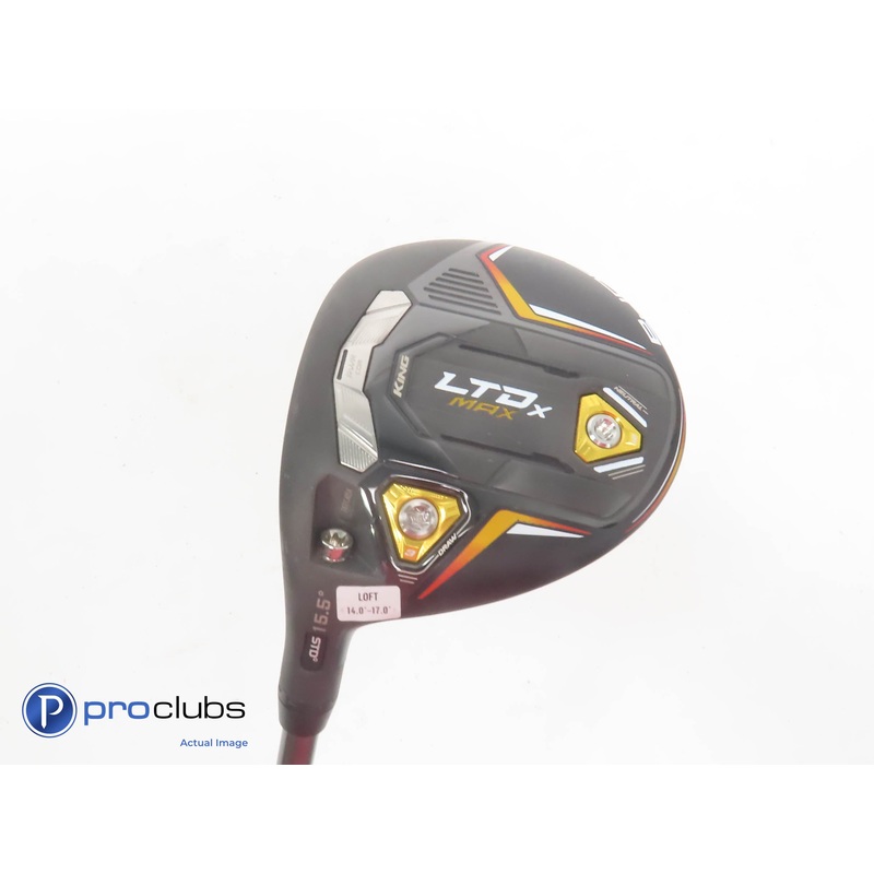 Left Handed Cobra king LTDx MAX Draw 15.5* 3 Wood – EF Riptide CB Senior 357260