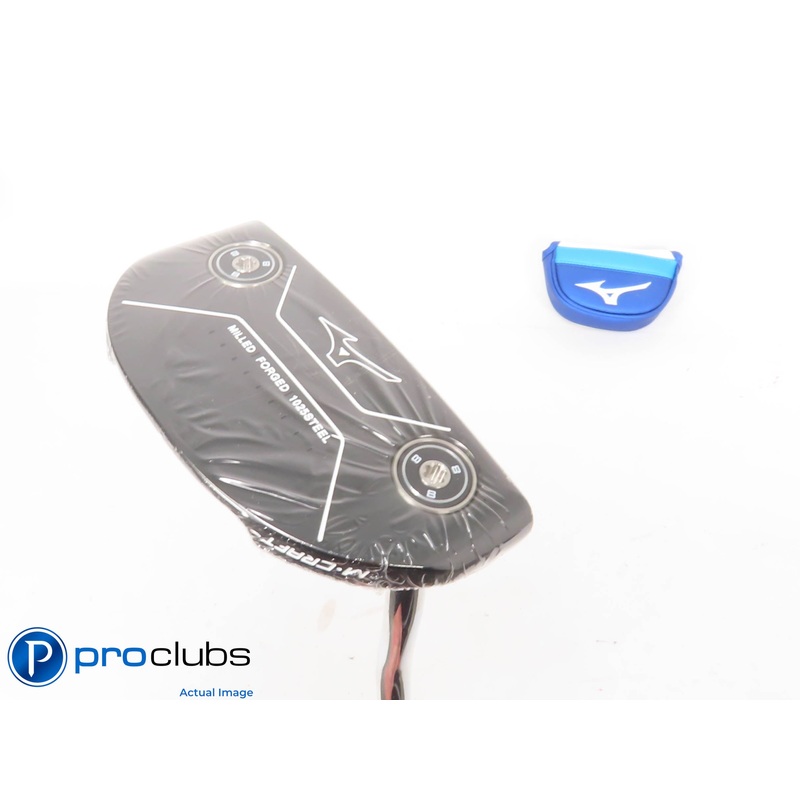 New! Mizuno M-CRAFT III Milled Black Ion 35″ Putter w/Cover – 435001
