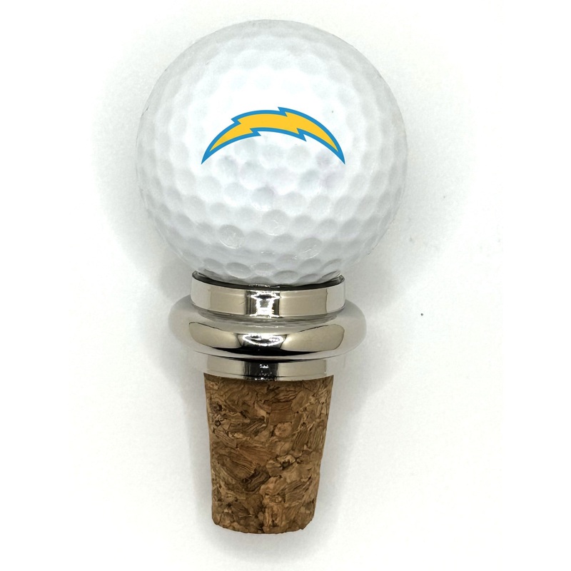 Team Golf LA Chargers Cork Wine Stopper