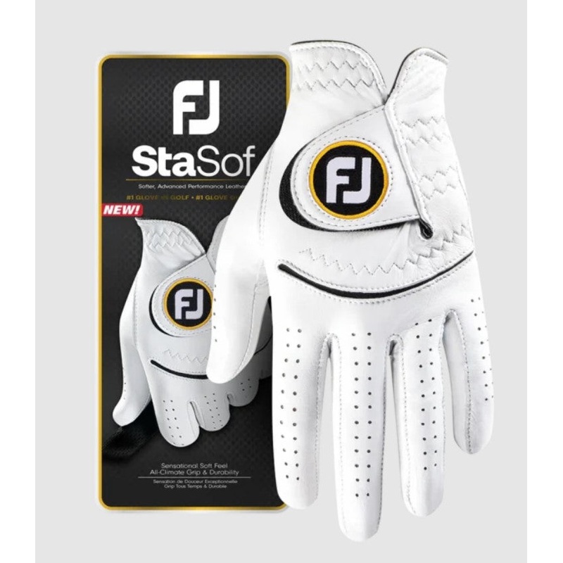 5 FootJoy StaSof Gloves Size Medium (LH Glove for the RH Player)