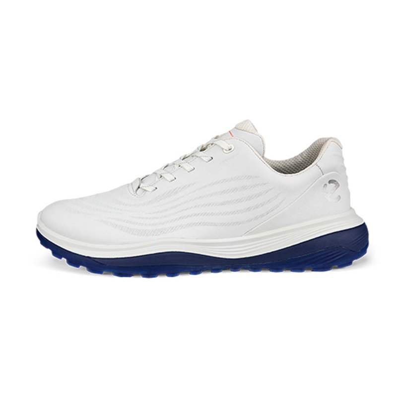 Ecco LT1 Golf Shoes – White/Blue