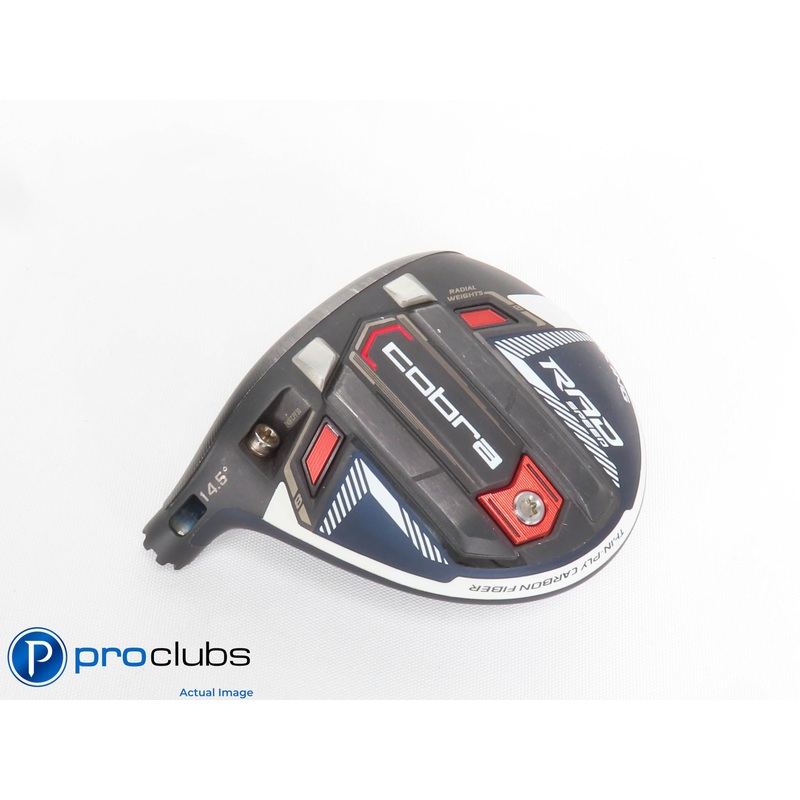 Nice! Left Handed Cobra King RAD Speed Peacoat/Red 14.5* 3 Wood – Head – 427975