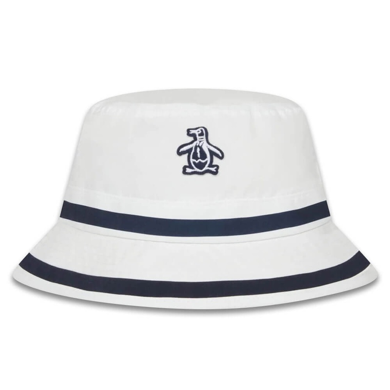 Original Penguin Palm Spring Earl Golf Bucket Hat Bright White – SP25 Men