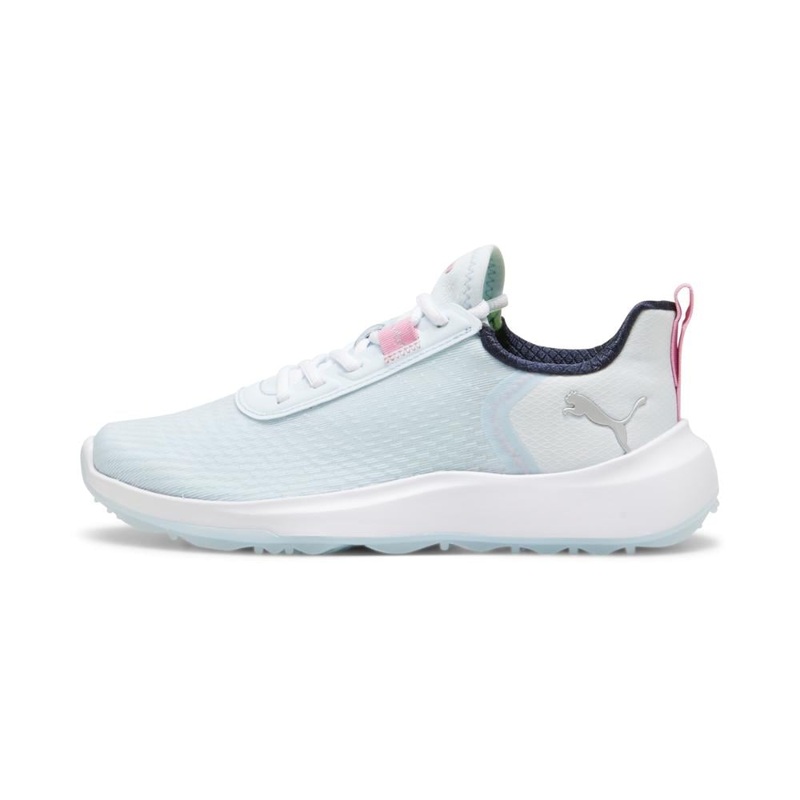 Puma Women’s Fusion Crush Sport Spikeless Golf Shoe 24 – Icy Blue/Pink Icing