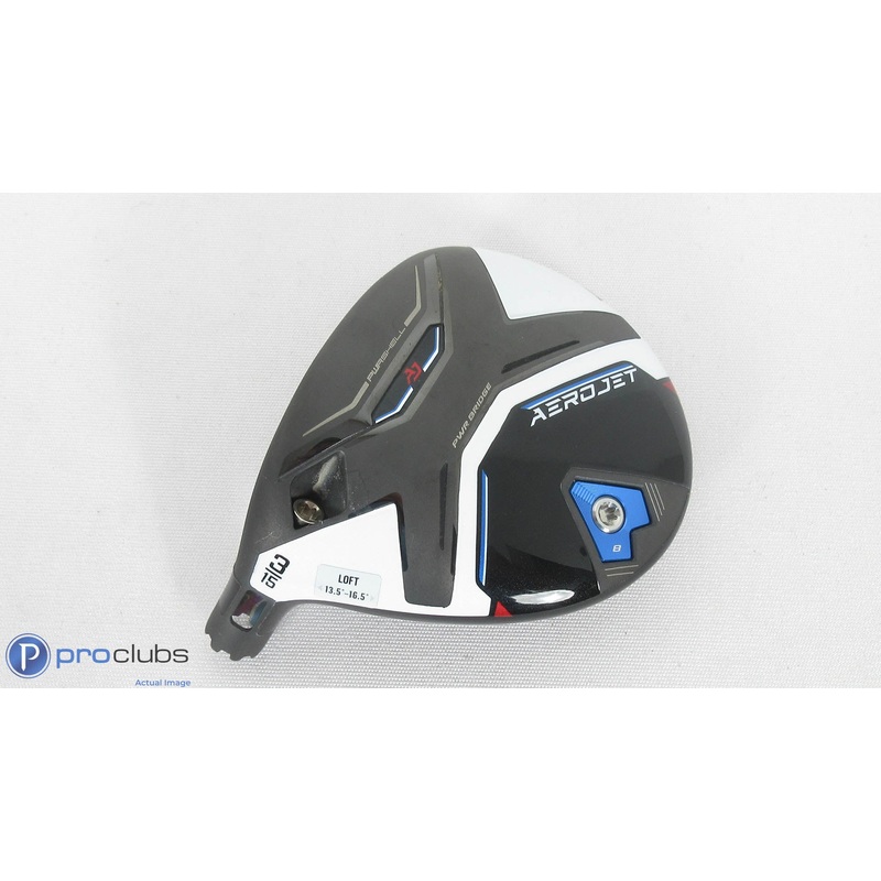 Left Handed Cobra Aerojet 15* – 3 Fairway Wood – Head Only – L/H 380316