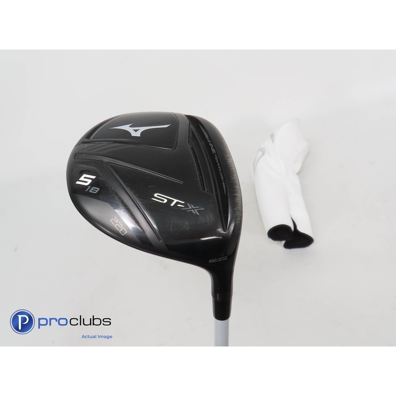 Mizuno ST-X 220 18* 5 Wood w/Cover – Aldila Ascent 40g Senior Flex – 360988
