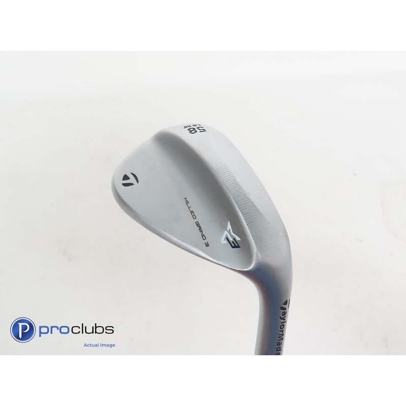 Nice TaylorMade Milled Grind 3 Chrome LB 58*(8*) Wedge – S200 Stiff Flex 366639