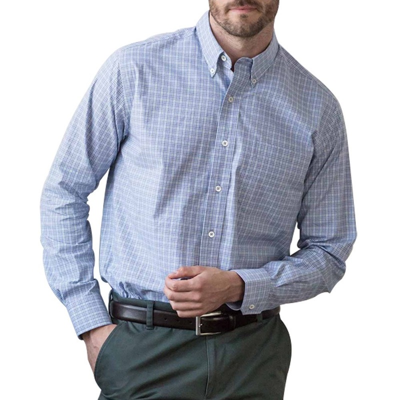 Oxford Buford Colorful Plaid Buttondown Golf Polo 2018