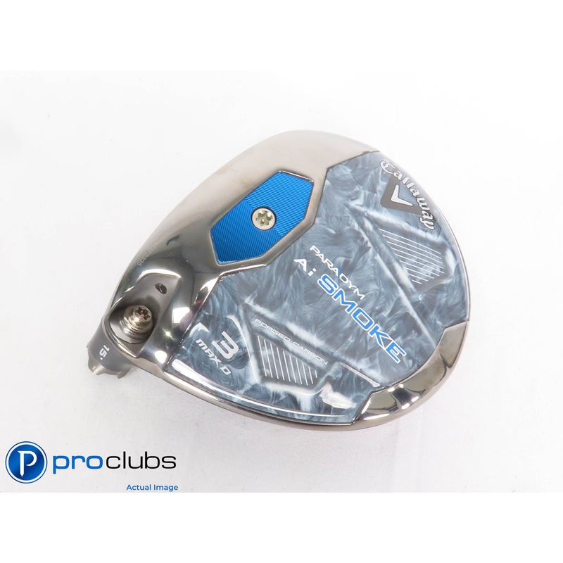 Mint! Left Handed Callaway PARADYM Ai Smoke MAX D 15* 3 Wood – Head Only 430228