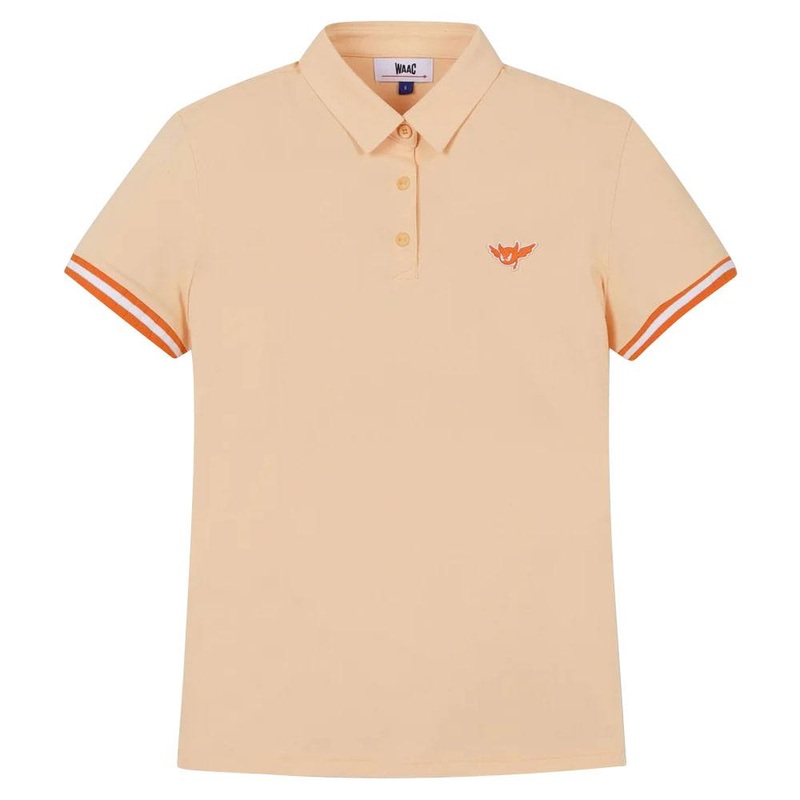 WAAC Athletic Flying Waacky Pique Golf Polo Orange – SS24 Women
