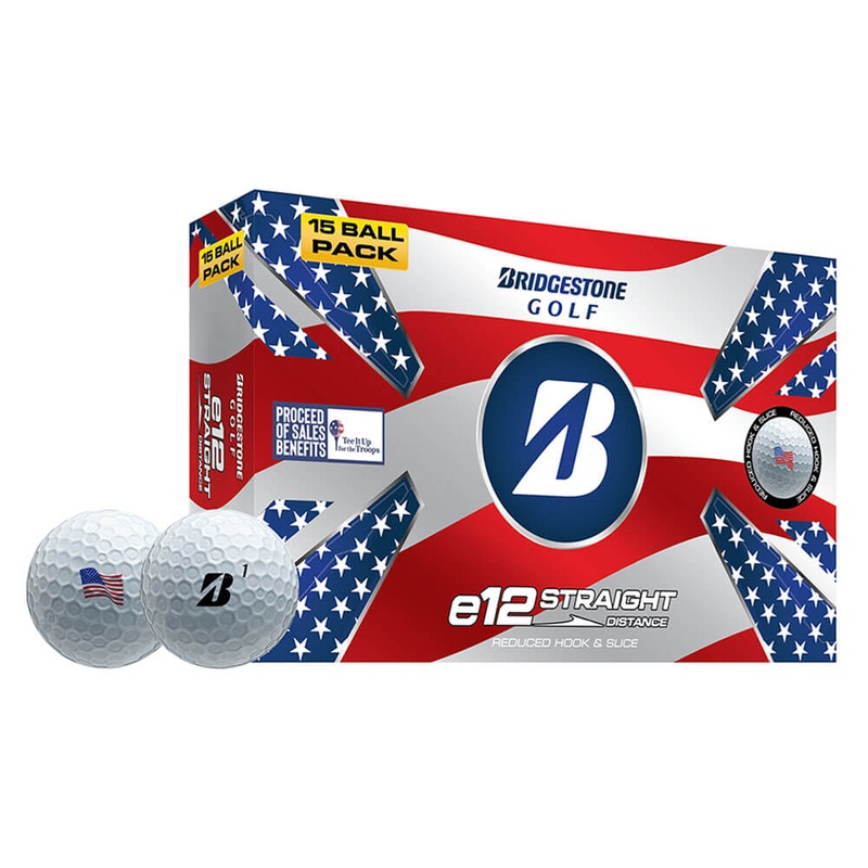 Bridgestone e12 Straight Patriot Pack 15-Balls Golf Balls