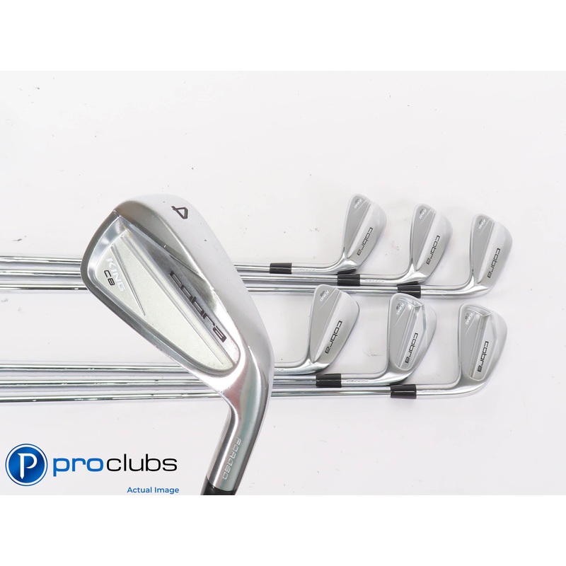 Nice Cobra ’23 KING CB/MB 4-PW Combo IRON SET – KBS $Taper 120 Stiff Flex 443227