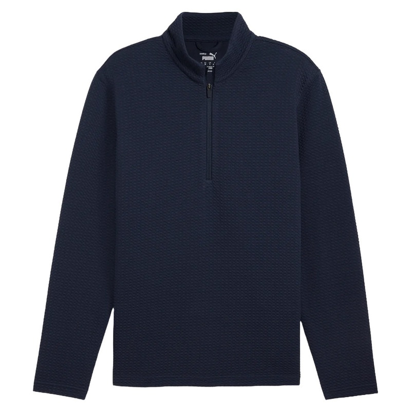PUMA Boulder 1/4 Zip Golf Pullover Deep Navy – SS25 Men