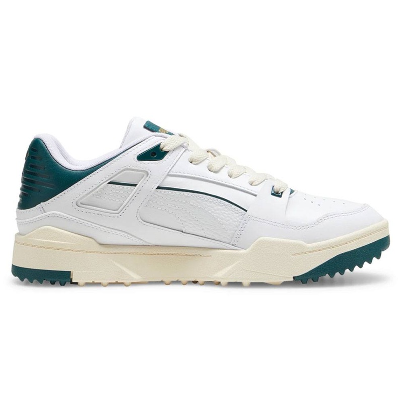 PUMA Slipstream G Spikeless Golf Shoes White/Varsity Green – 24 Men