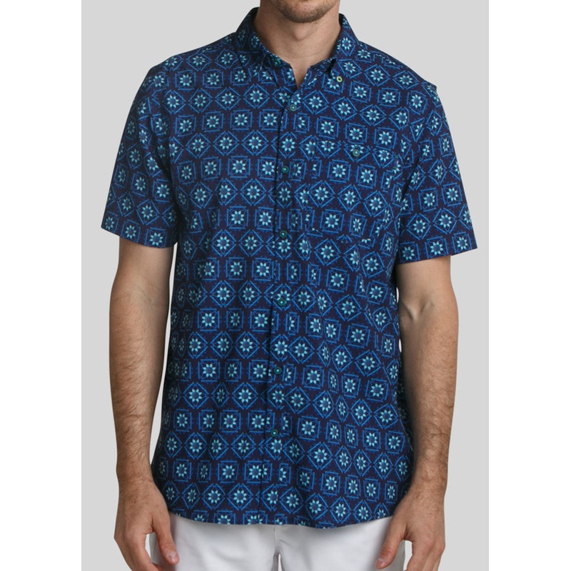 Sandy Tiles Men’s Button Down