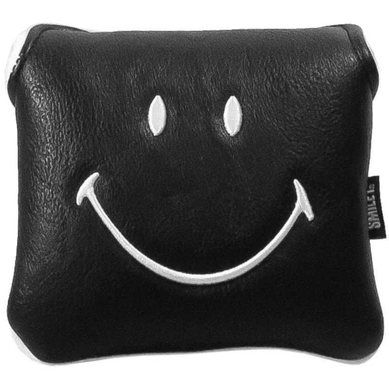 Smiley Originals Stacked Mallet Putter Headcover – Black