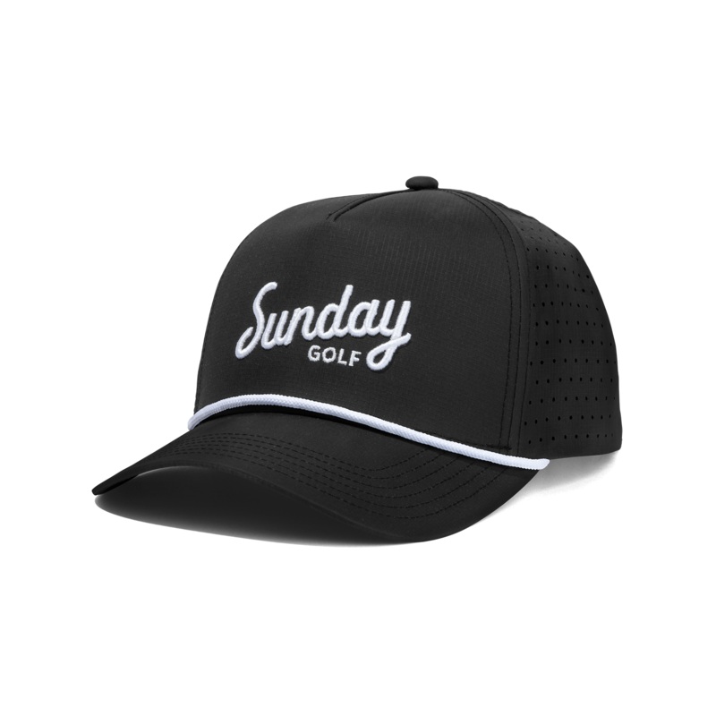 Sunday Golf Porter Snapback Golf Hat | Black