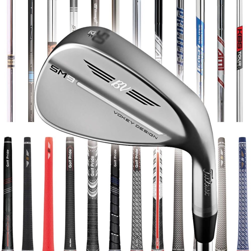 Titleist SM9 Vokey Tour Chrome Custom Wedge