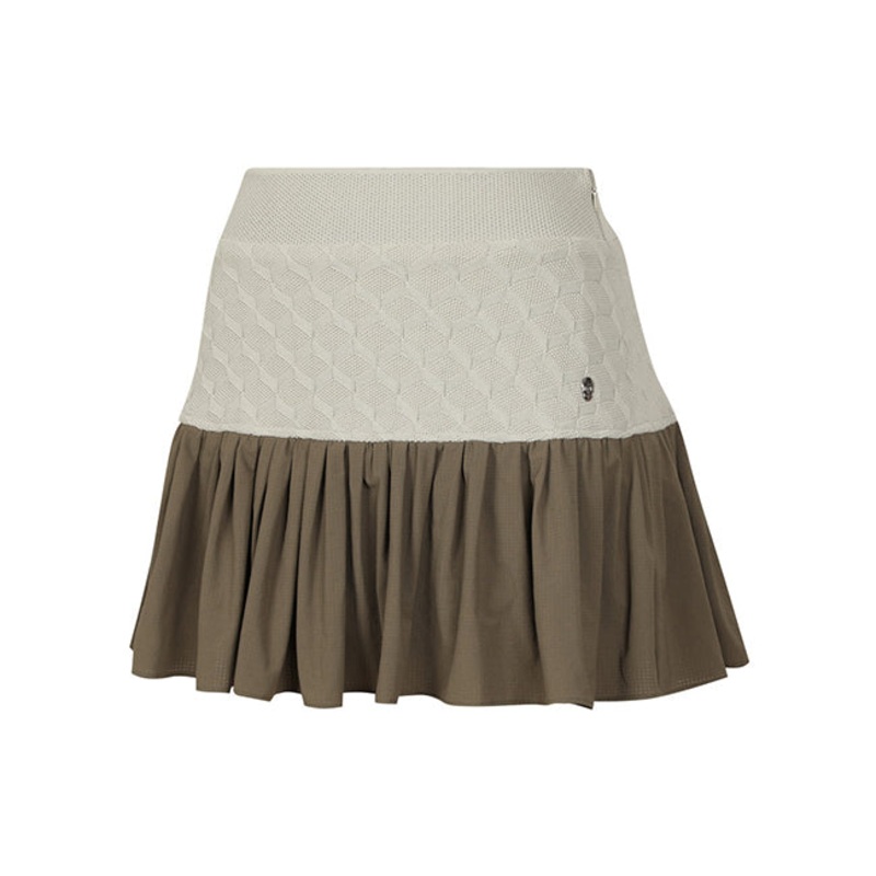 AMAZINGCRE 2024SS WOMEN AIR CIRCUIT AIR HOLE HIVE SKIRTS