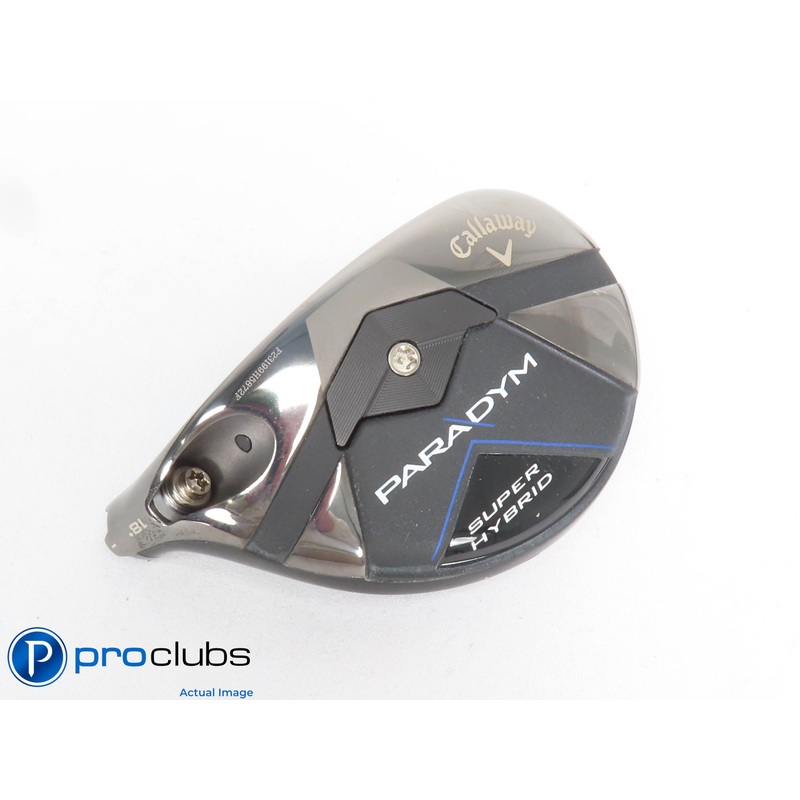 Left Hand Callaway PARADYM Super Hybrid 18* 3 Hybrid – Head Only – L/H – 429427