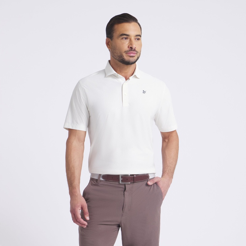 Reigning Champ MATTR Jacquard Golf Polo