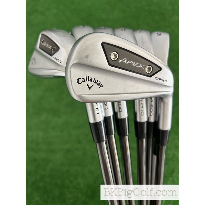 Callaway Apex Ai200 24 Forged Iron Set 5-A / KBS $-Taper Black 120 Stiff