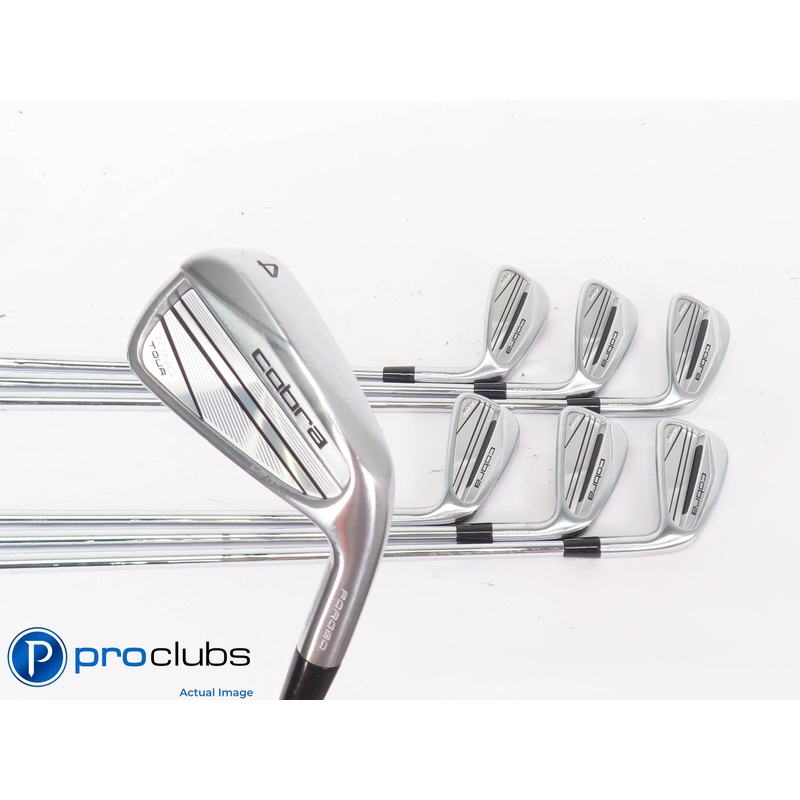 Nice Cobra ’23 KING TOUR 4-PW IRON SET -KBS $Taper Stiff Flex Steel -1/2″ 443316