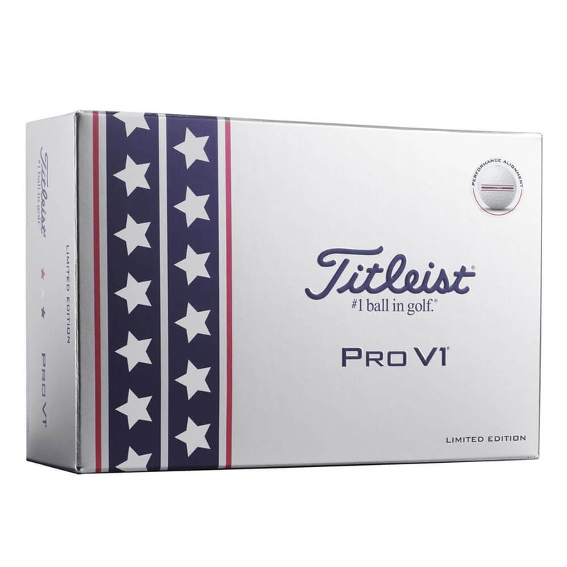 Titleist Pro V1 USA Performance Alignment 6-Balls Golf Balls