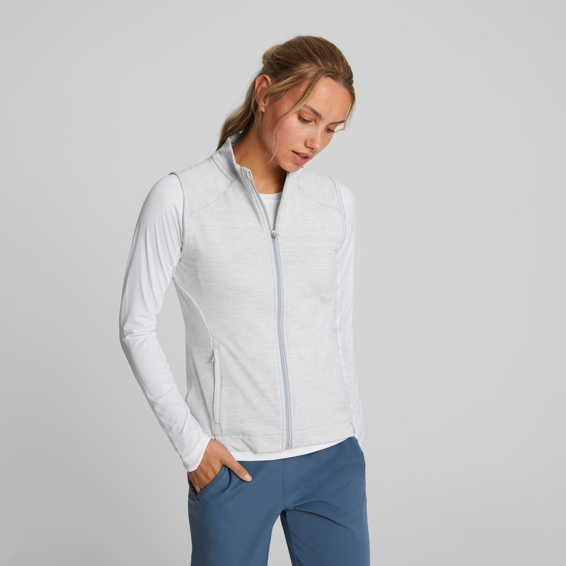 Women’s CLOUDSPUN Heather Full Zip Golf Vest
