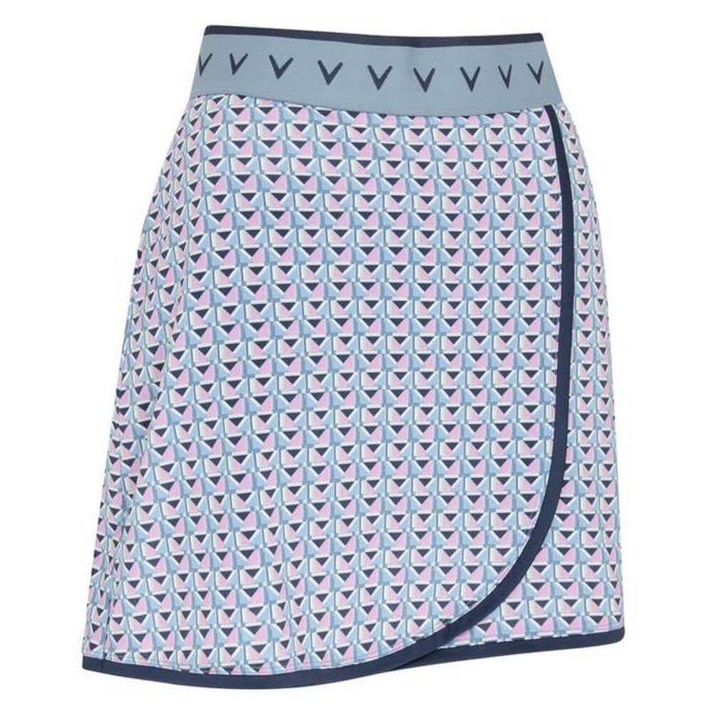 Callaway 17″ Chevron Geo Wrap Golf Skort Flint Stone – SP25 Women