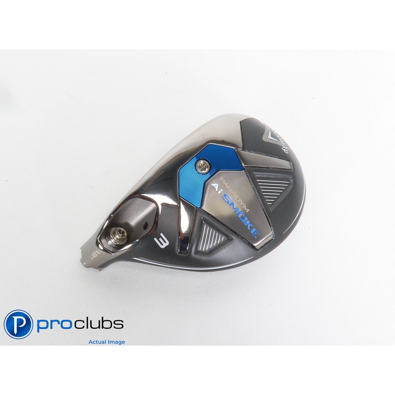 Left Handed Callaway PARADYM Ai Smoke 18* 3 Hybrid – Head Only – L/H – 427107