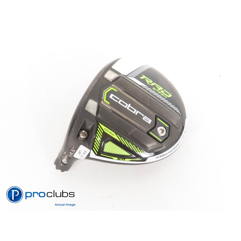 Left Handed Cobra KING RAD Speed Draw 14.5* 3 Wood HEAD ONLY Black/Yellow 311068