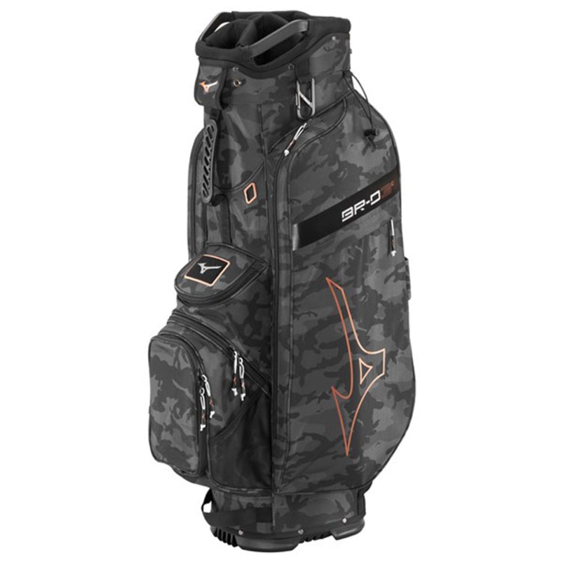 Mizuno BR-D3 Golf Cart Bag – Black Camo/Copper
