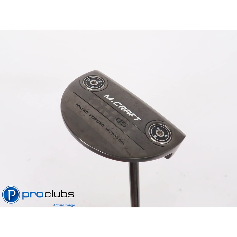 Nice! Mizuno M-CRAFT 05 Milled 34″ Black Center Shaft Putter #448787