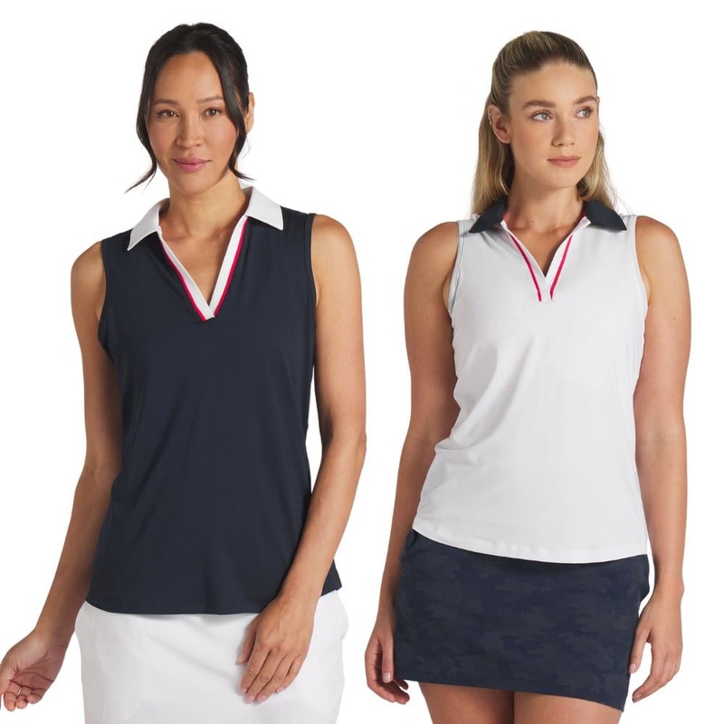 Puma Women’s X Volition Coast Piped Sleeveless Polo 24