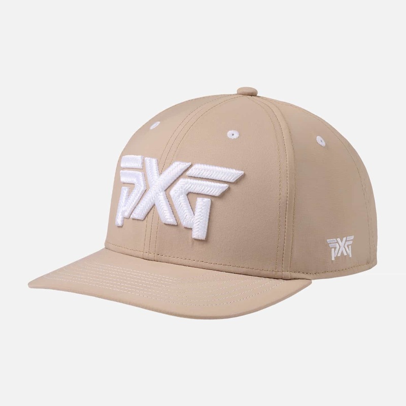 6 Panel Structured Low Crown Snapback – Warm Sand – One Size