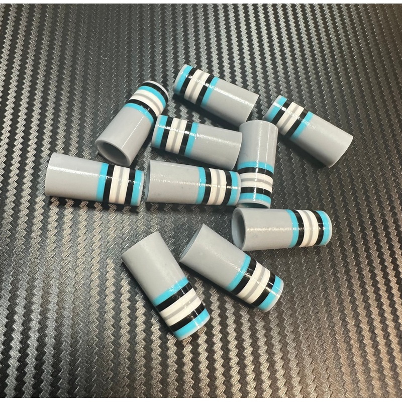 Custom Iron Ferrules 10 Pack – White/Blue/Grey/Black