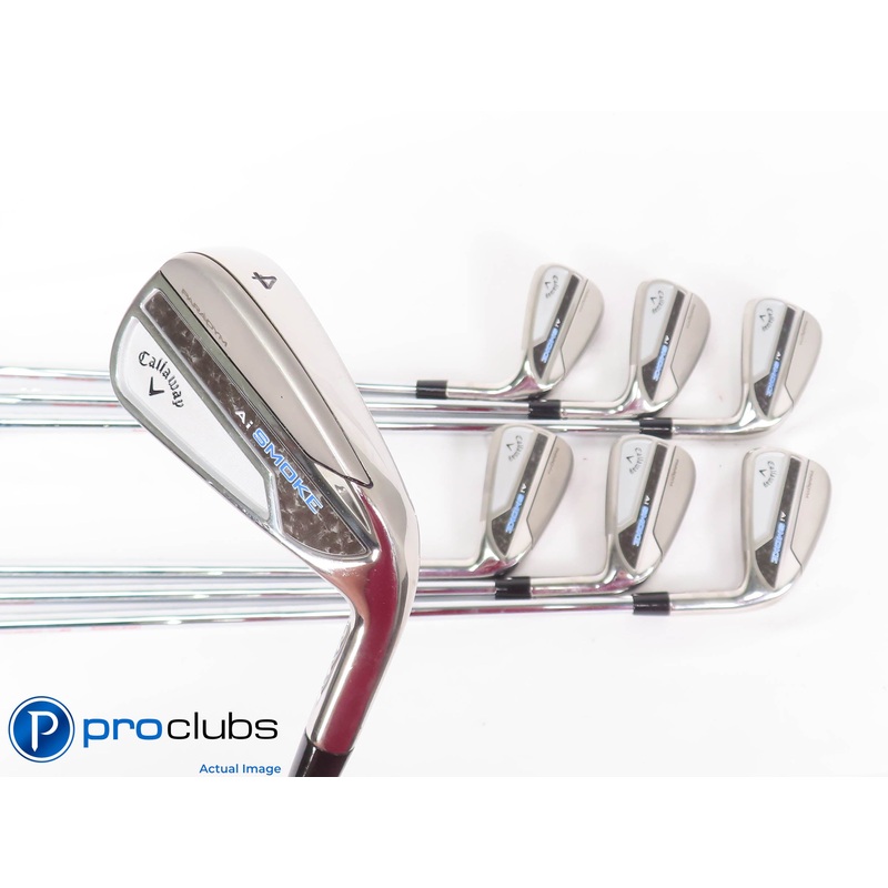 Nice Callaway Ai SMOKE 4-PW IRON SET – Modus Tour 120 Stiff Flex Steel 447450